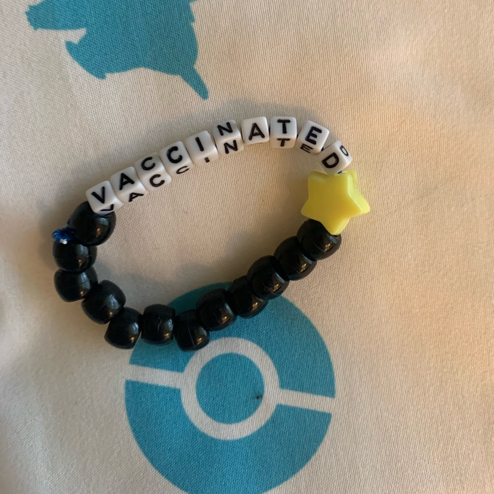 vaccinated kandi bracelet
